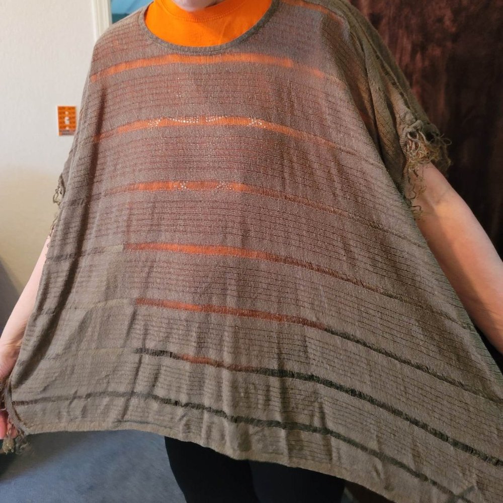 One size fits most, green, sheer cover up